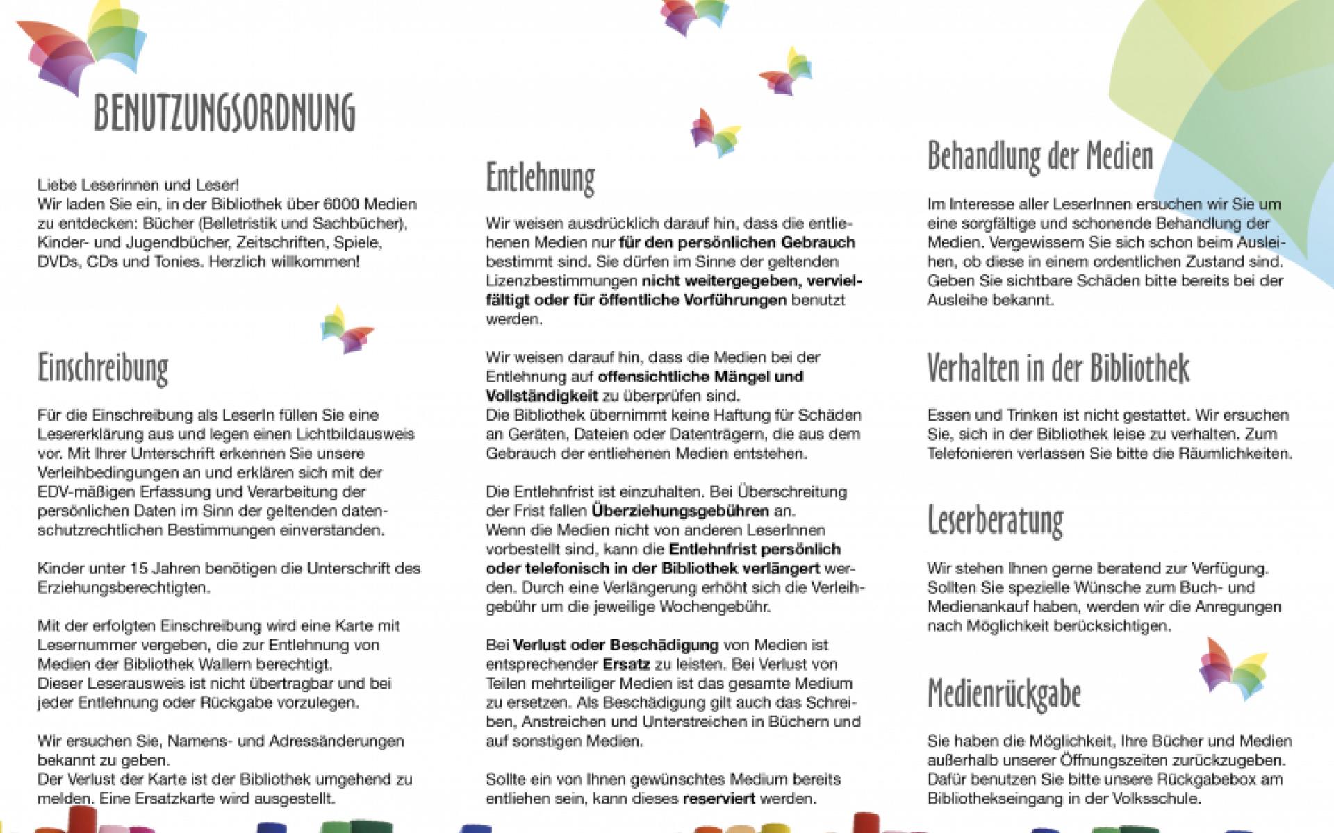 Benutzungsordnung 1