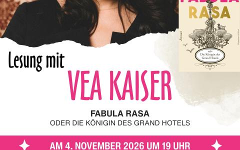 Lesung mit Vea Kaiser